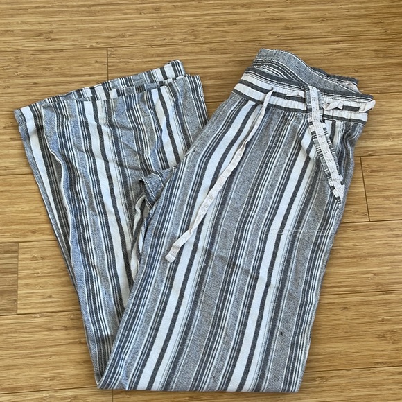 Rewind Stripped Linen Pants - Picture 8 of 8